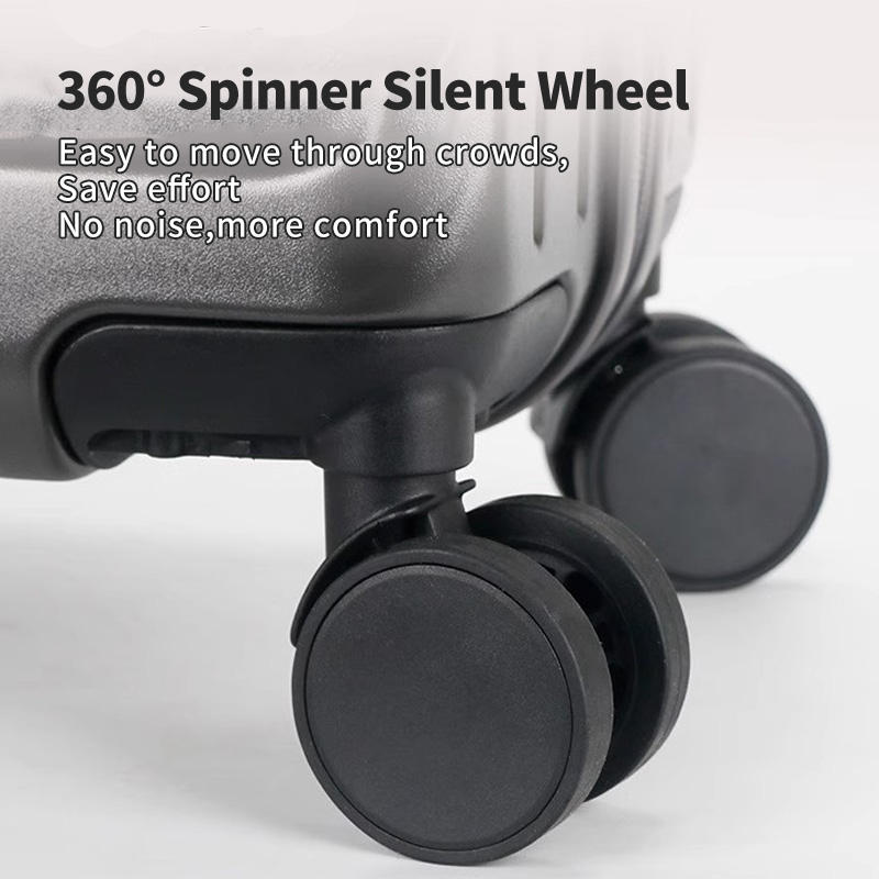 Wholesale Price Green Expansion Large Capacity Three-piece Suitcase Travel Trolley Hand Carry on Travel Luggage 20 24 28inch Set