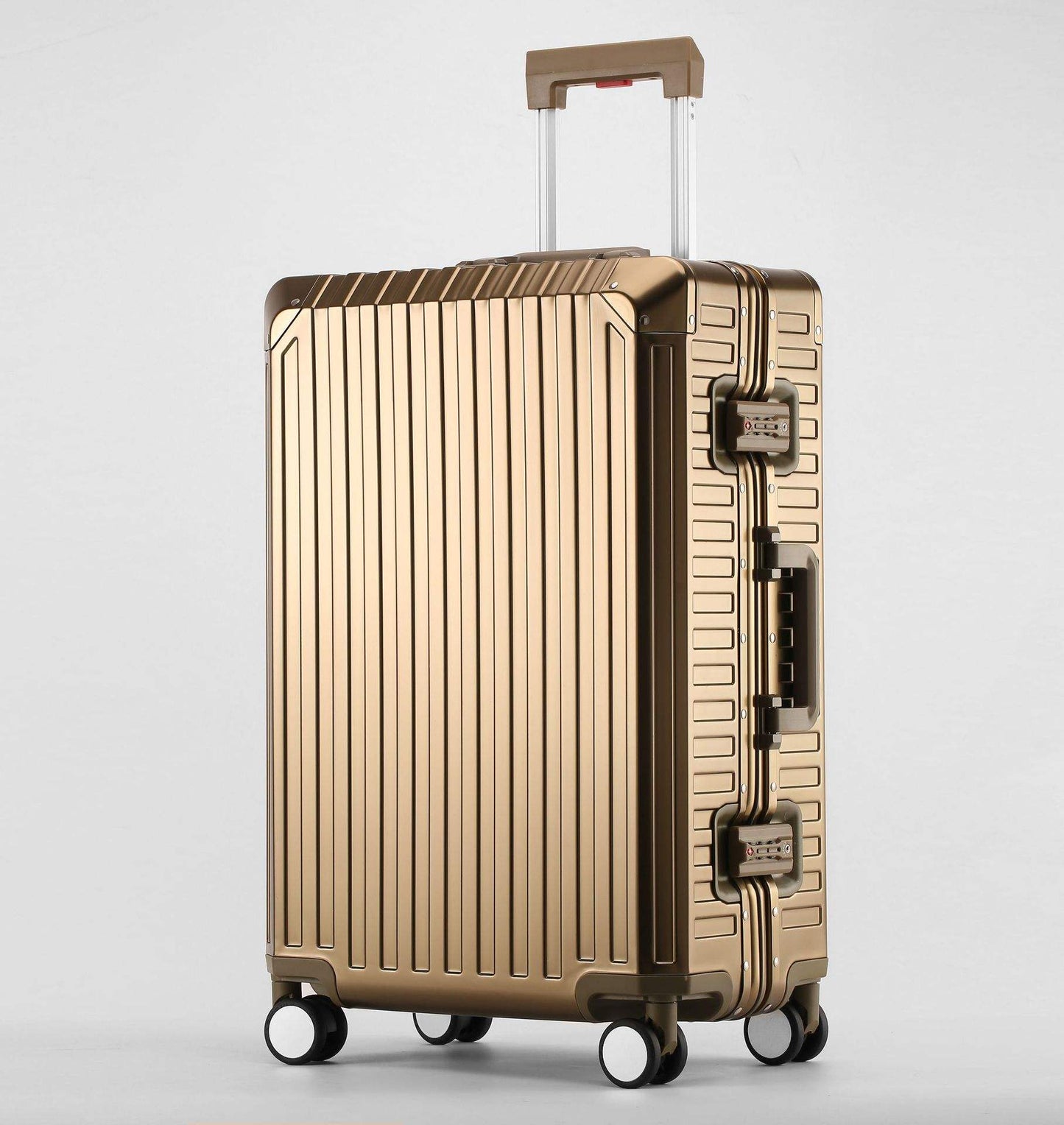 Carry-on Suitcase Selling All Aluminum Magnesium Alloy Hand Luggage Bags and Trolley Aluminum Cabin Luggage Wholesale Factory