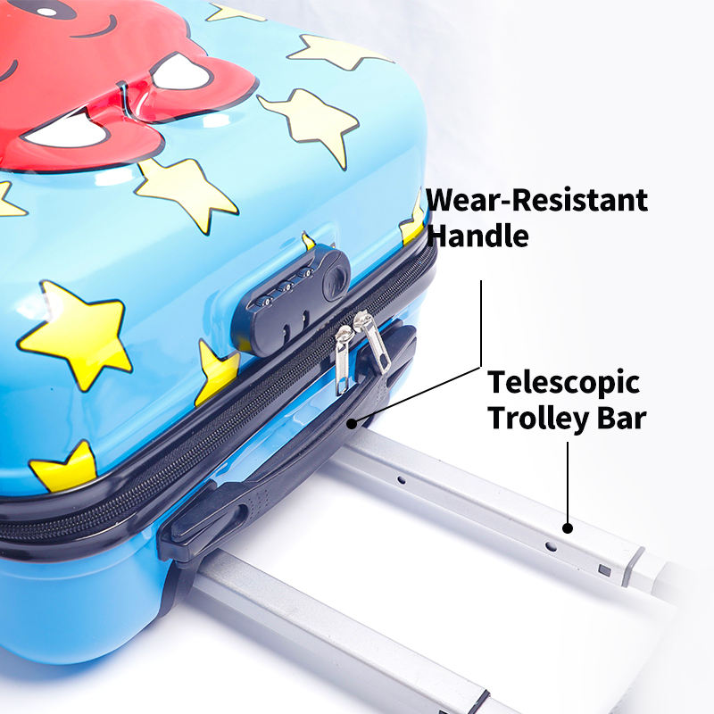 Customize Pattern Fashionable Cartoon Character Cute Boy and Girl Suitcase Bag Kids Ride Trolley Luggage Children Carry on Box