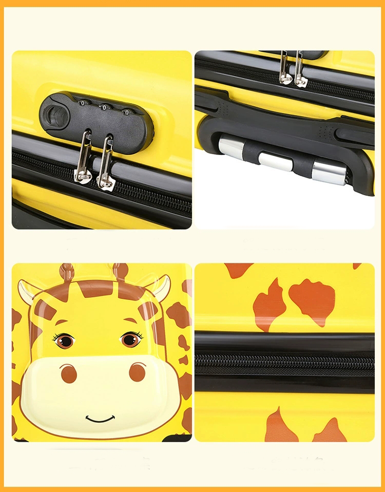 Customize Pattern Fashionable Cartoon Character Cute Boy and Girl Suitcase Bag Kids Ride Trolley Luggage Children Carry on Box
