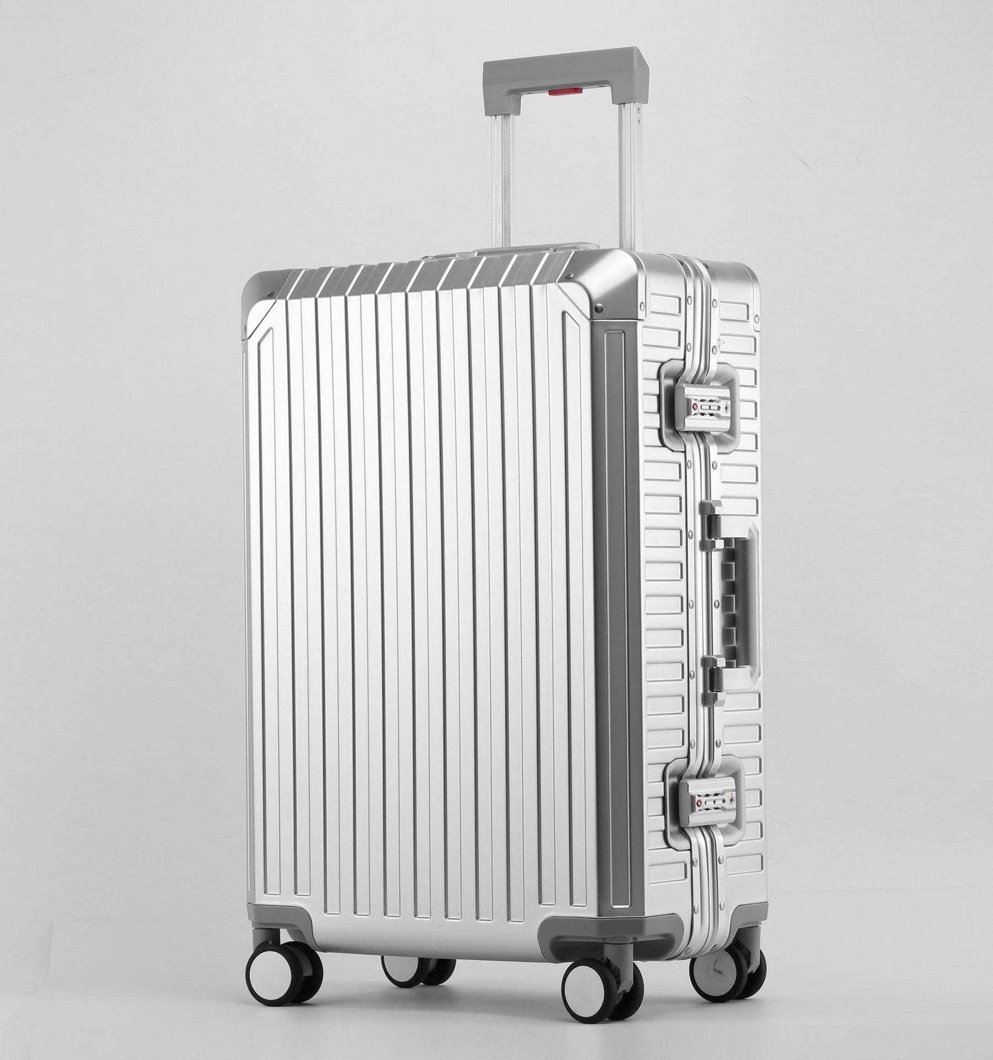 Carry-on Suitcase Selling All Aluminum Magnesium Alloy Hand Luggage Bags and Trolley Aluminum Cabin Luggage Wholesale Factory