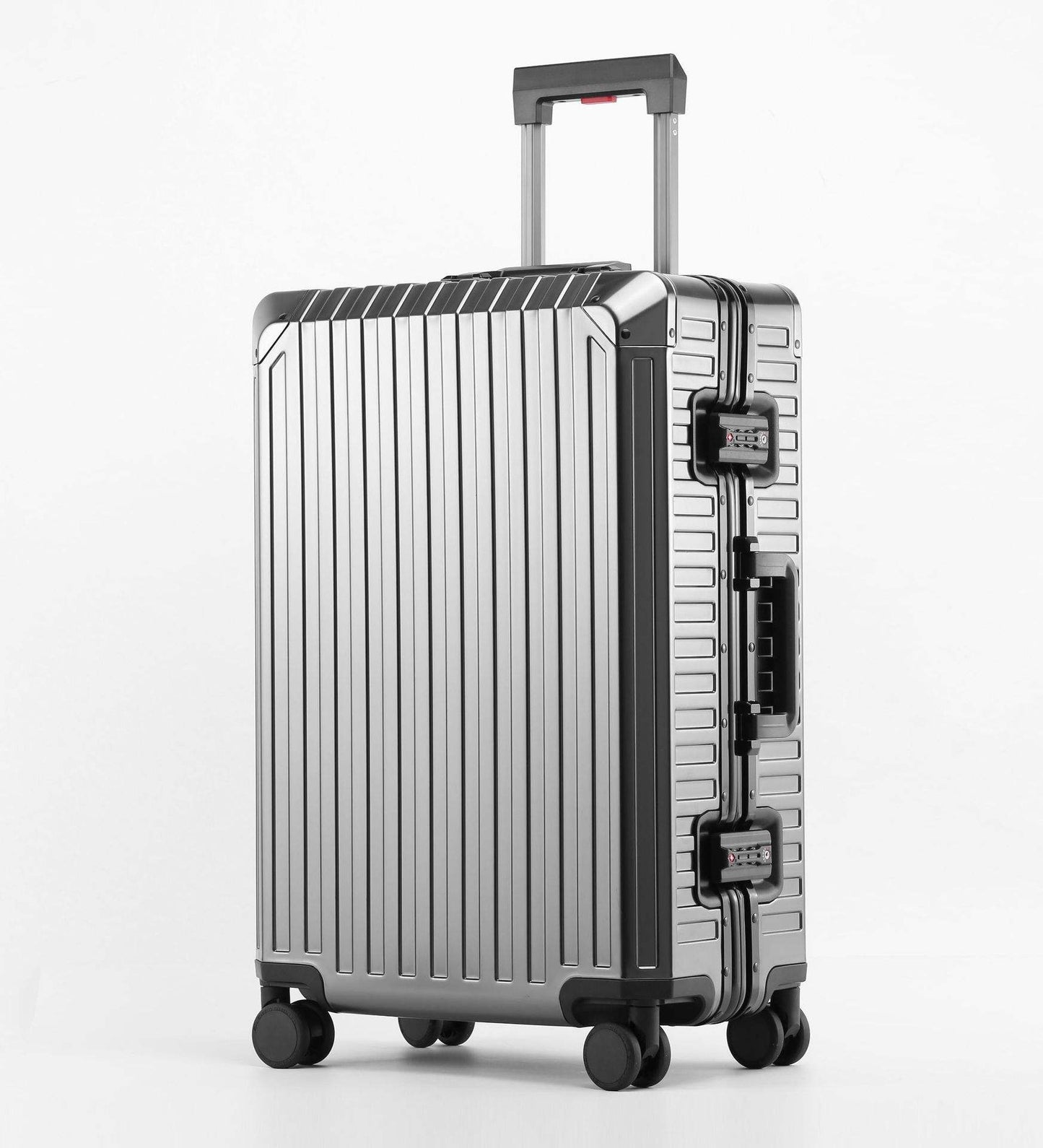 Carry-on Suitcase Selling All Aluminum Magnesium Alloy Hand Luggage Bags and Trolley Aluminum Cabin Luggage Wholesale Factory
