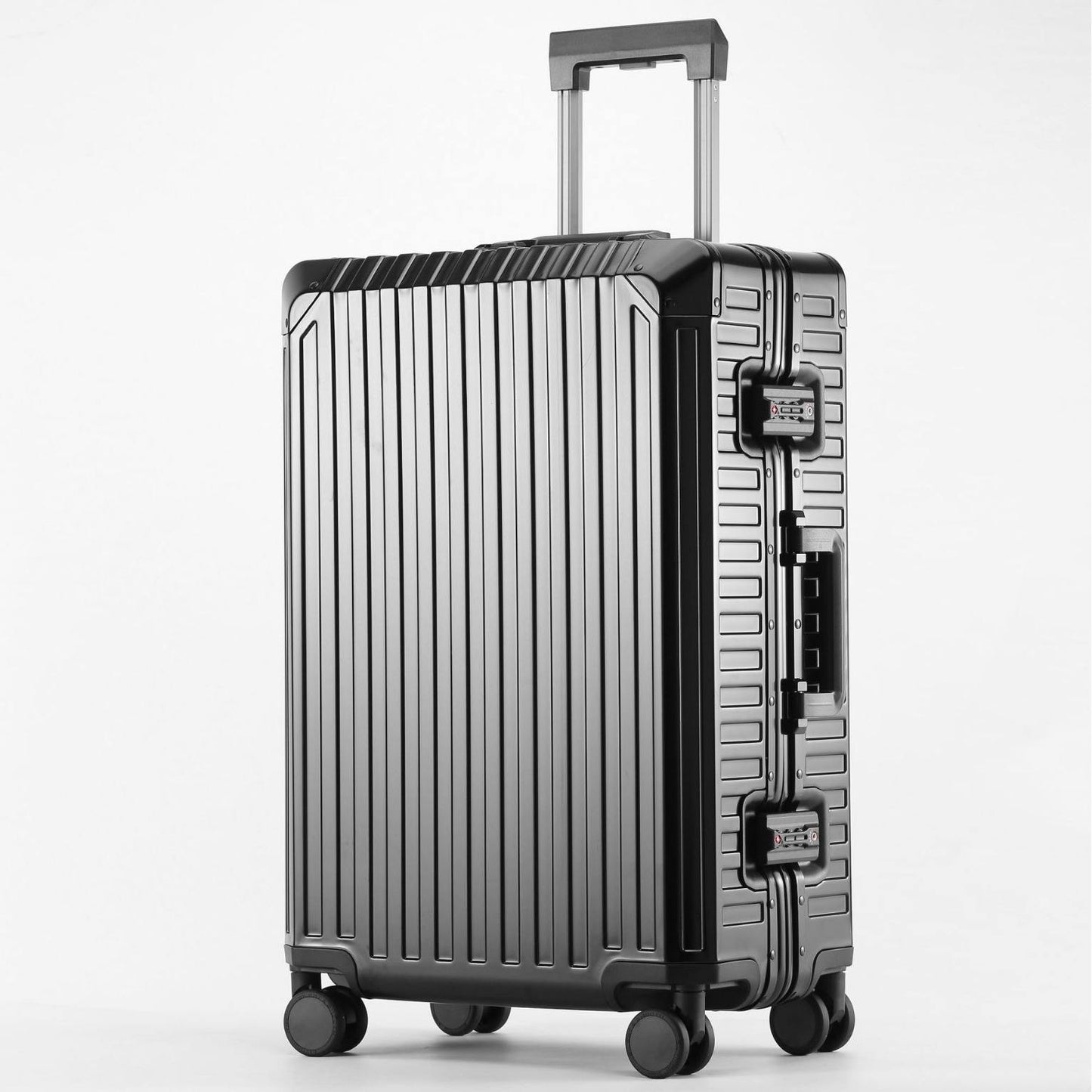 Carry-on Suitcase Selling All Aluminum Magnesium Alloy Hand Luggage Bags and Trolley Aluminum Cabin Luggage Wholesale Factory