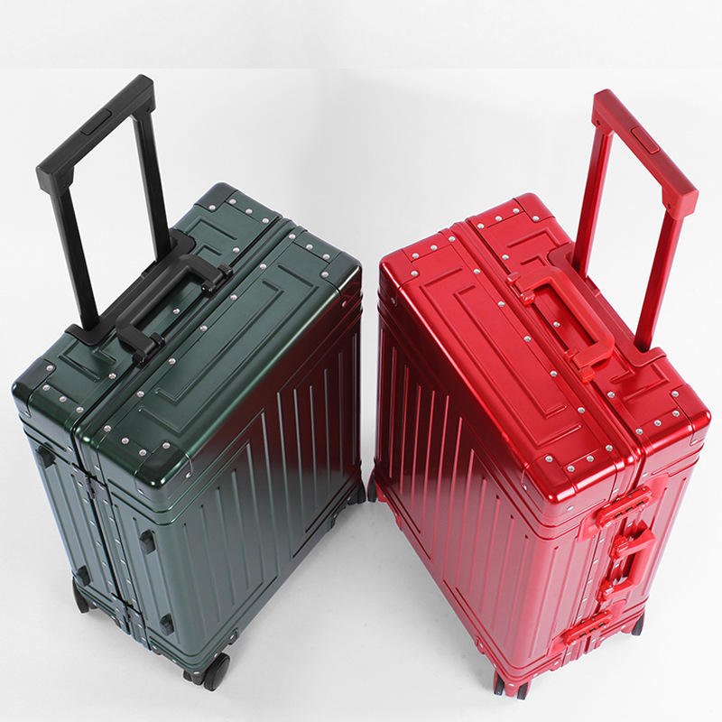 All Aluminum Carry on Luggage Airline Approved Zipperless Premium Suitcase Luggage Hard Shell Luggage with Spinner Wheels