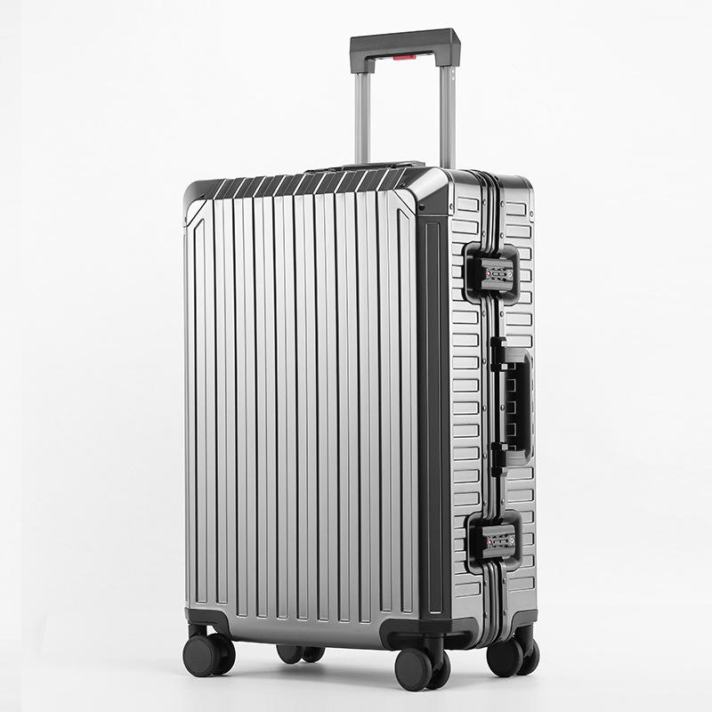 Full Metal Luggage All Aluminium Luggage Customized Suitcase Carry on Metal Trolley Bags Carry-ons 20inch 26inch 29inch