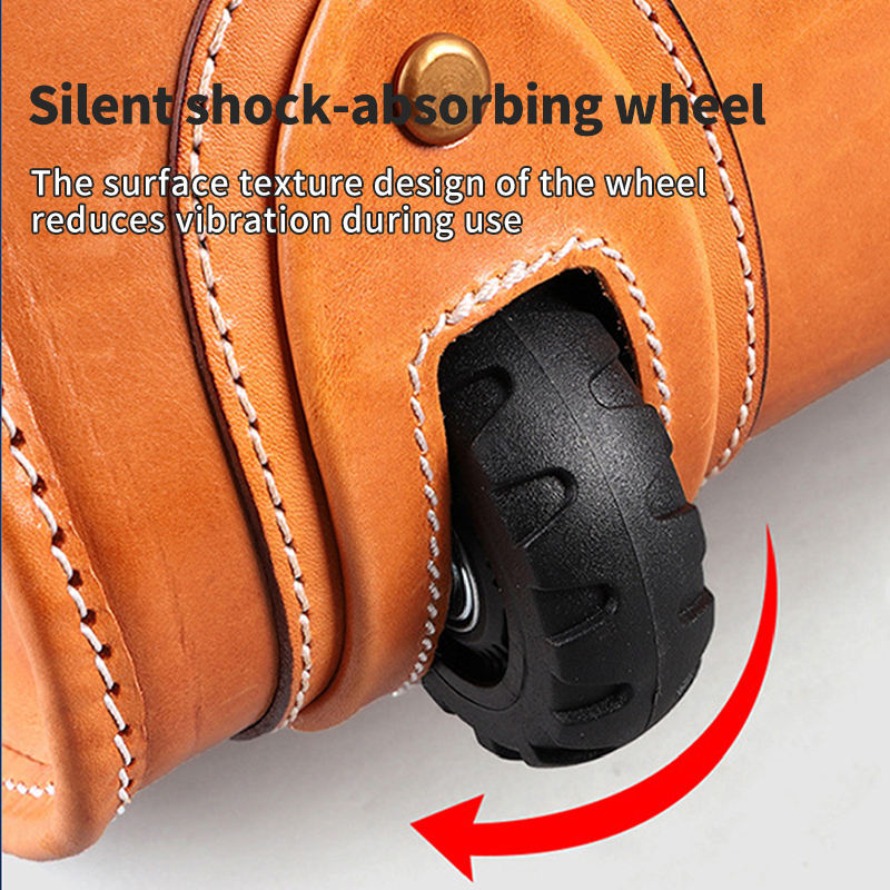 Solid Color Wear-resistant Genuine Leather Travel Suitcase Can Be Boarded Suitcase Business Fashion High-end Feel Luggage