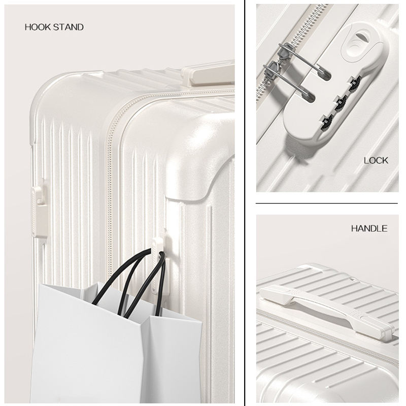 202224263032 Inch ABS PC Smart Travelling Suitcase Luggage Set Multifunctional Fashion Travel Suitcase Cup Holder Usb Port