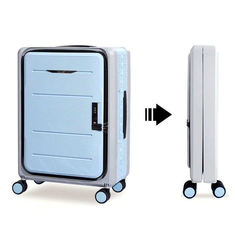 Hot Selling European Design Foldable Luggage Suitcase with Spinner Caster Wardrobe Collector Recommended for Travel Storage