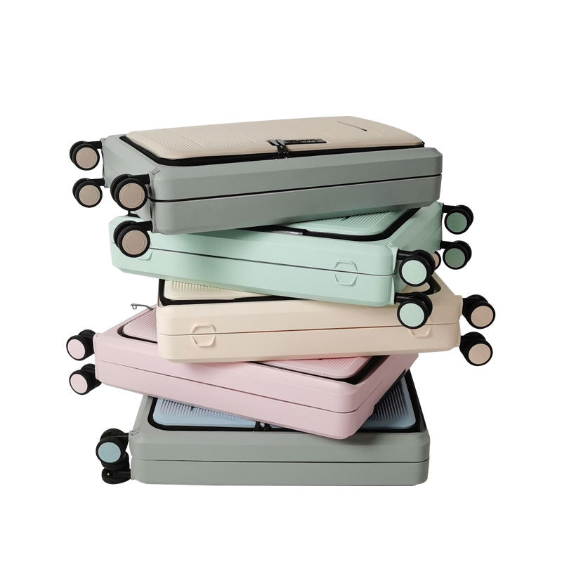 Hot Selling European Design Foldable Luggage Suitcase with Spinner Caster Wardrobe Collector Recommended for Travel Storage