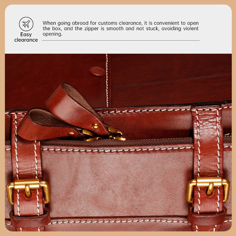 Best Genuine Leather Suitcases Travelling Bags Large Suitcase With Spinner Wheels Suitcase Carry-Ons Travel Luggage for Outdoors