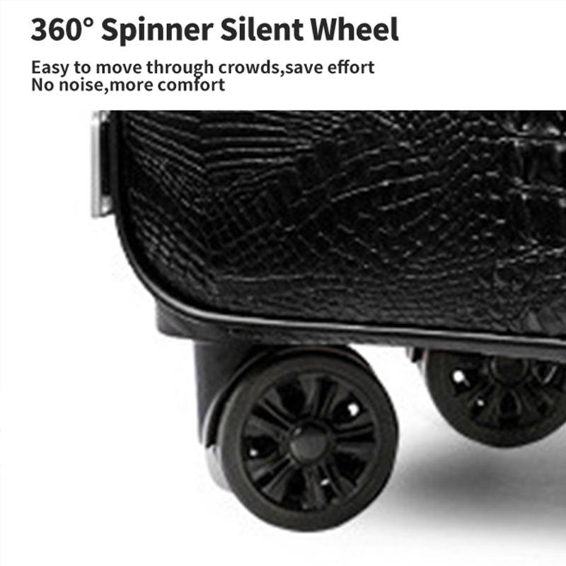 2024 Luxury Designer Custom Print Trolley PVC Leather Travelling Bags Sets Travel Leather pilot Bags Suitcases Luggage