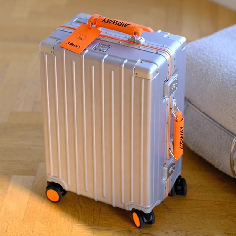 Multifunctional German PC Aluminum Frame Luggage Suitcase Luggage for Travel YIF TSA Lock Cup Holder USB Cabin Carry on case Set