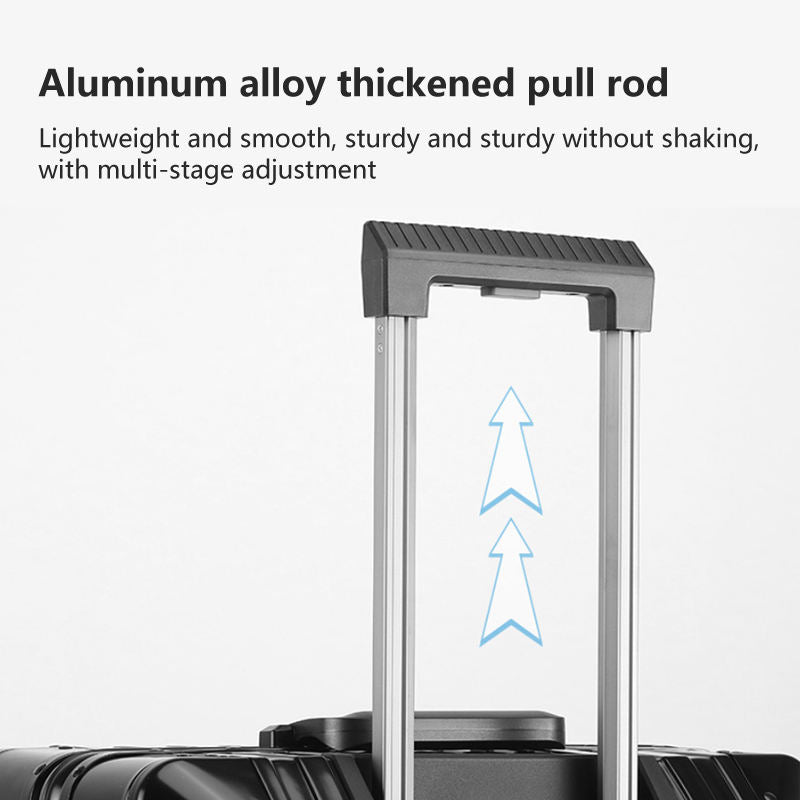 High Quality Designer Aluminium Reisekoffer Koper Koffer Checked Trolley Set Suitcases Luggage Full Aluminum