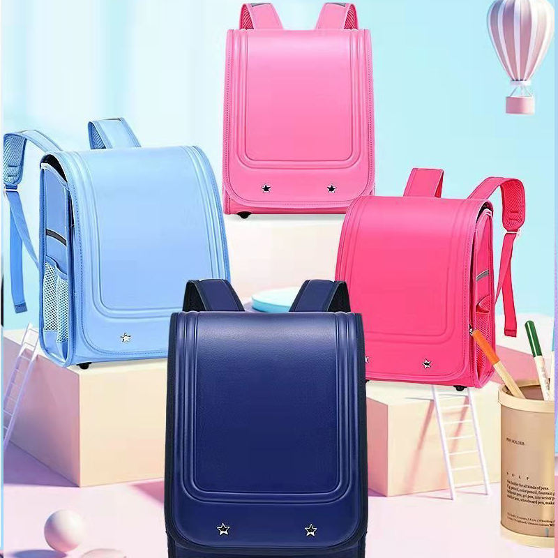 Japan Waterproof Flap Casual Sports Backpack for Elementary School Students 3-6 Grades Decompression Spine Protector Kids Bag